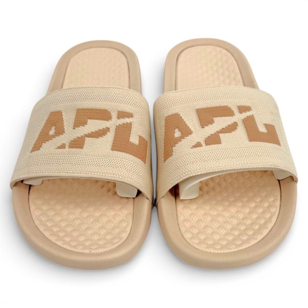 NEW APL Men's Big Logo TechLoom Slide Warm Silk/Caramel Size 8